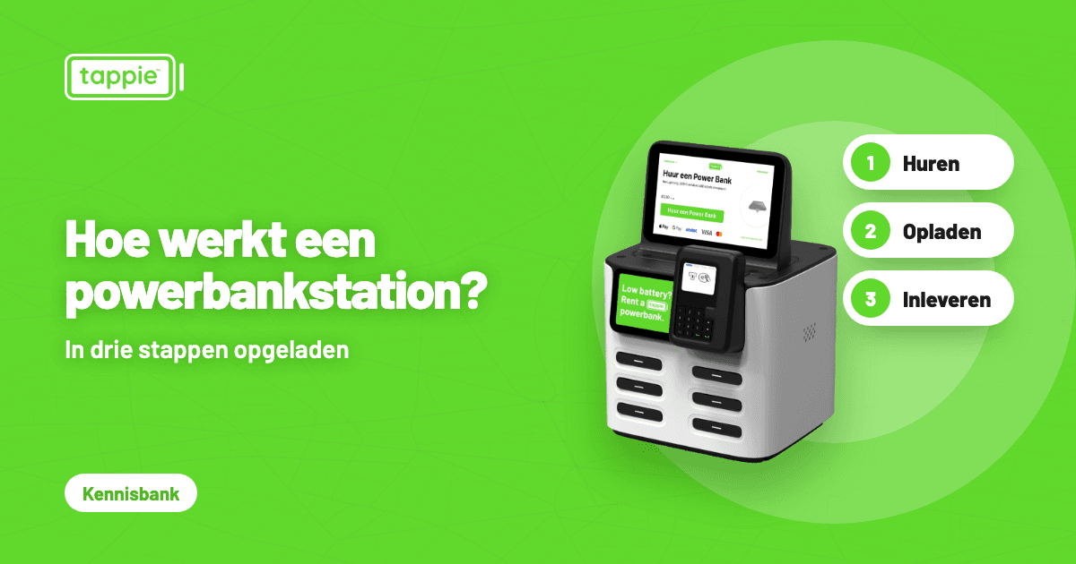Hoe werkt een powerbankstation in de horeca — uitleg Tappie™