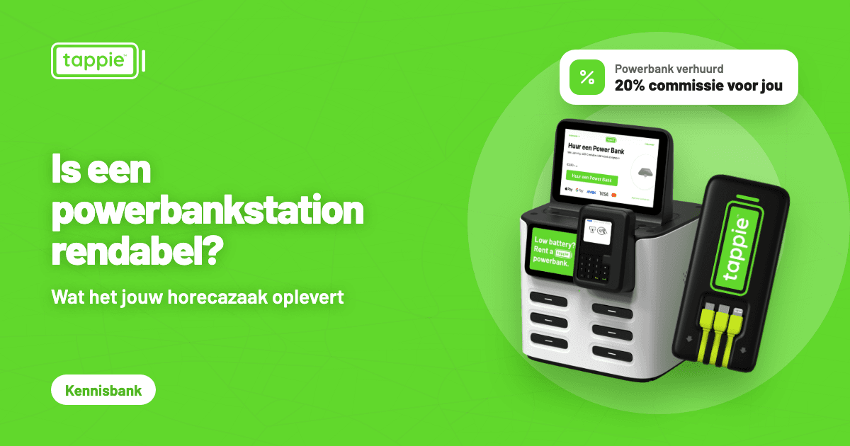 Is een powerbankstation rendabel voor je horecazaak