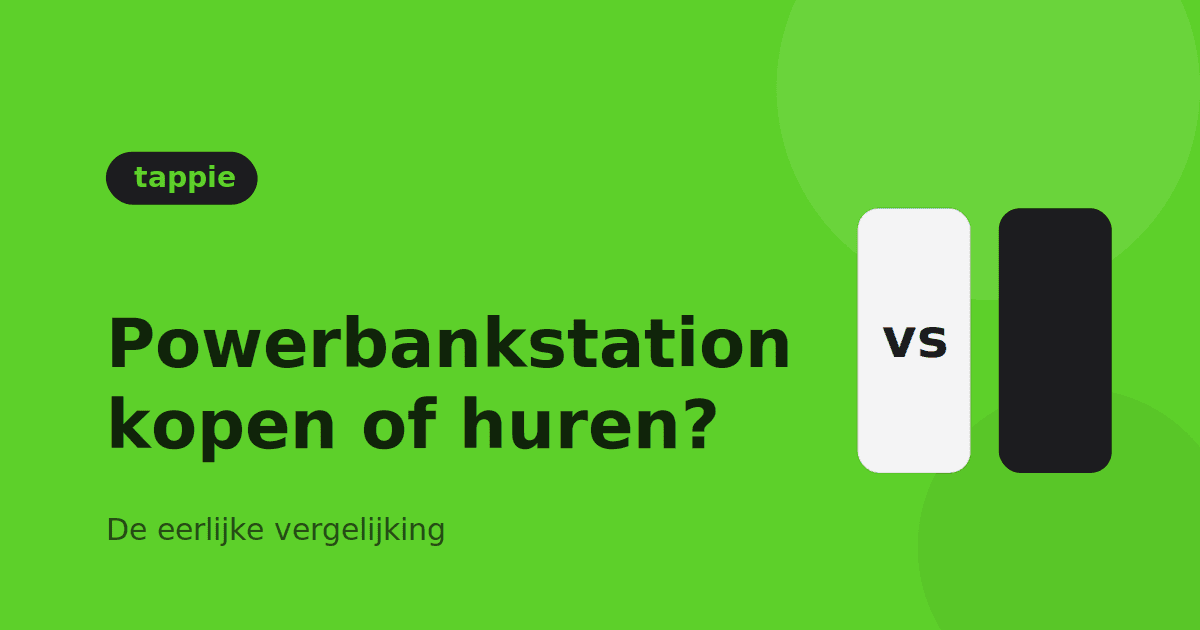 Powerbankstation kopen of samenwerken met een partner